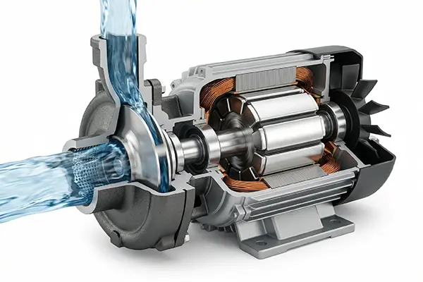 ndfeb magnet water pump motor